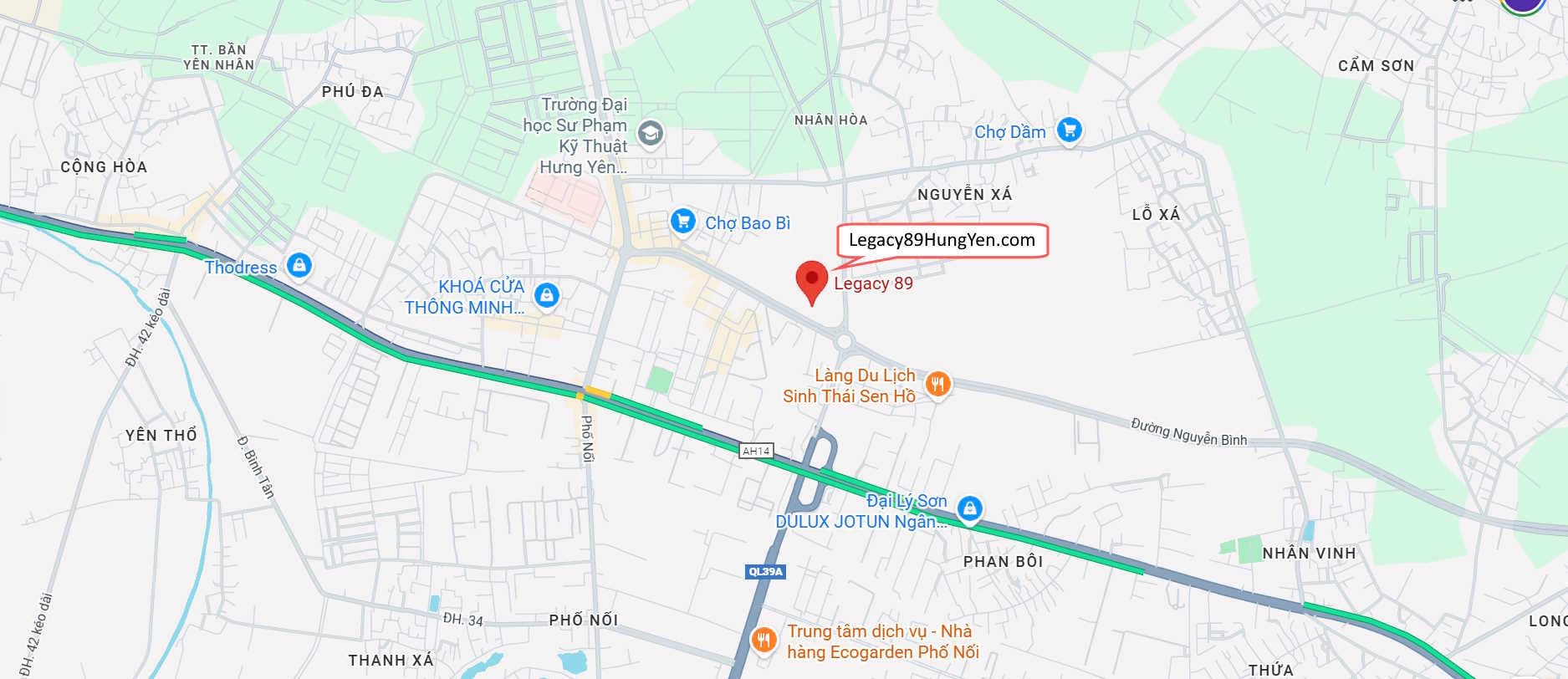 Legacy89 Mỹ Hào Hưng Yên - Khu đô thị mới trung tâm thị xã Mỹ Hào